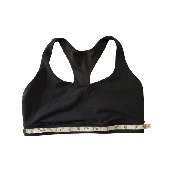 Lululemon Black Sports Bra, Size 8, Mesh Back,Perfect Condition - Picture 3 of 6